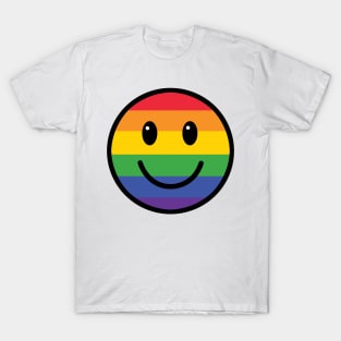 Rainbow Smiley Face T-Shirt